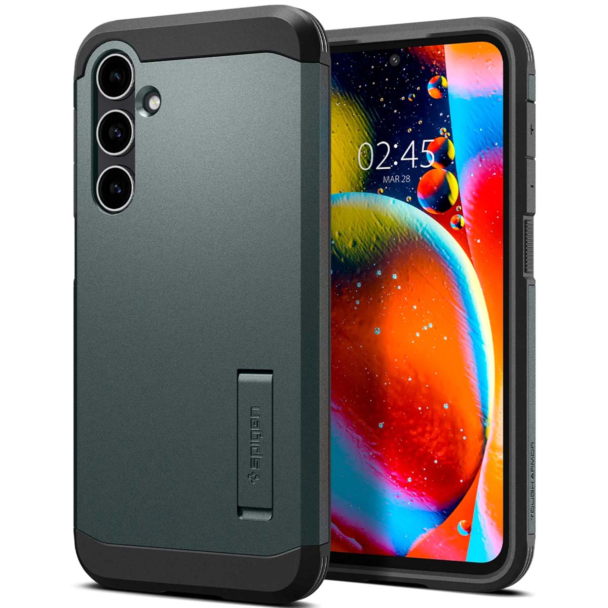 Spigen Tough Armor Backcover Samsung Galaxy S23 FE – Groen