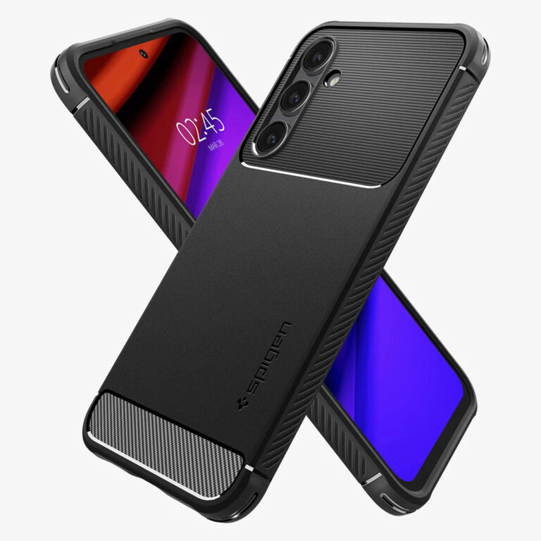 Spigen Rugged Armor Backcover Samsung Galaxy S23 FE - Zwart - Afbeelding 5