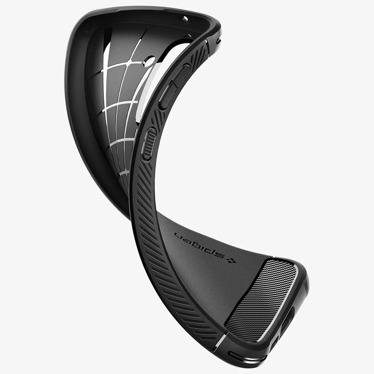 Spigen Rugged Armor Backcover Samsung Galaxy S23 FE - Zwart - Afbeelding 3