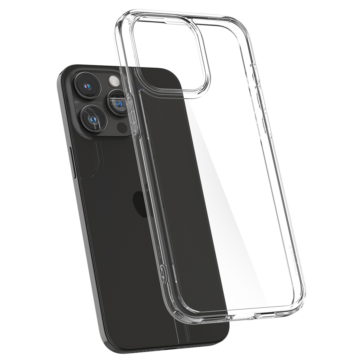 Spigen Ultra Hybrid Backcover Apple iPhone 15 Pro Max - Crystal Clear - Afbeelding 2