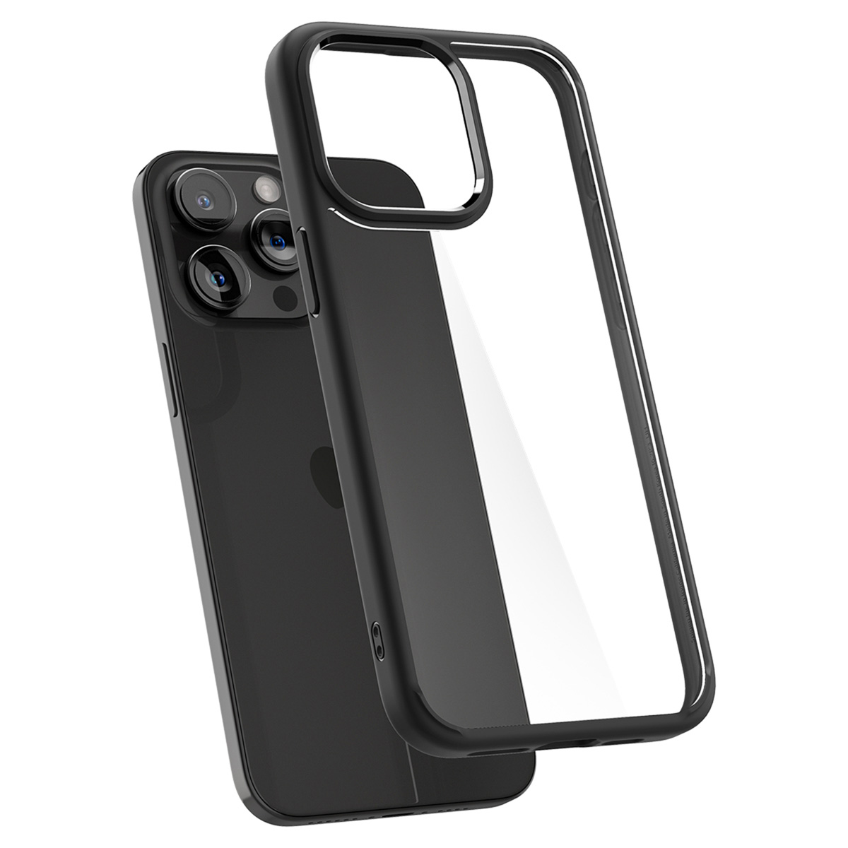 Spigen Ultra Hybrid Backcover Apple iPhone 15 Pro Max - Matte Black - Afbeelding 5