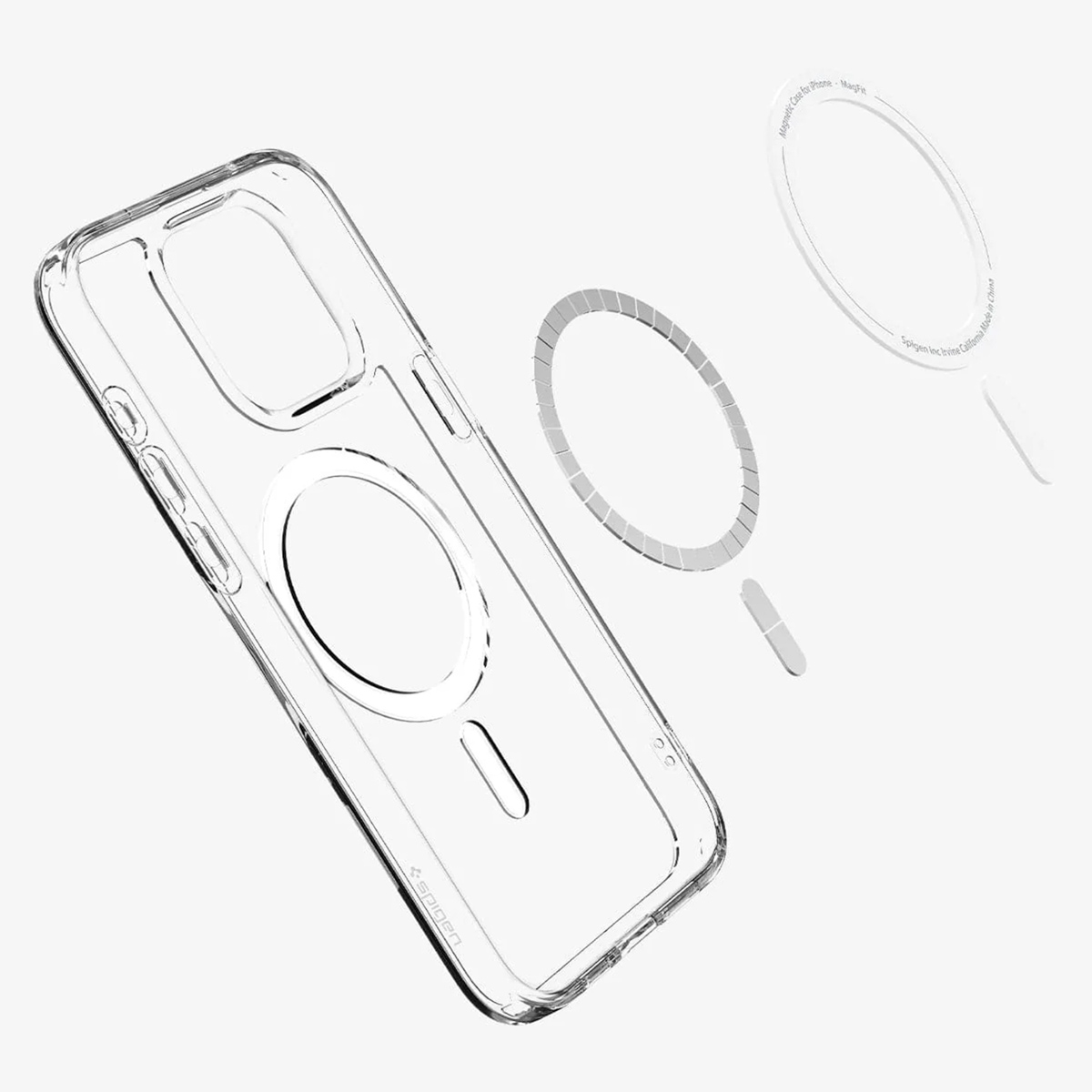 Spigen Ultra Hybrid Backcover MagSafe Apple iPhone 15 Pro Max - White - Afbeelding 3