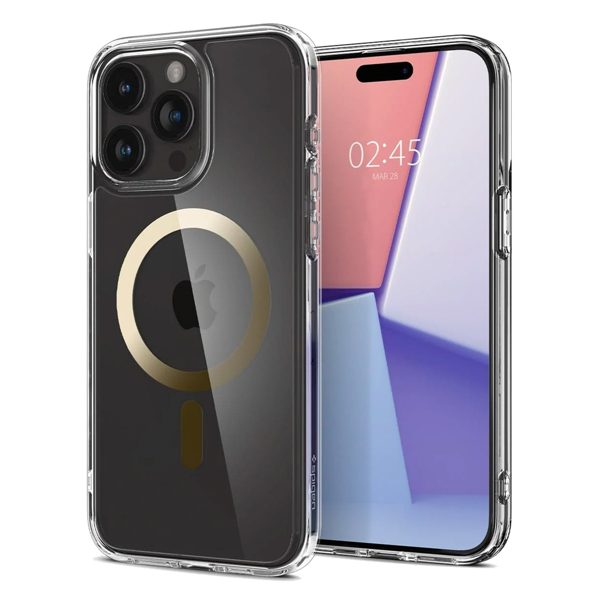 Spigen Ultra Hybrid Backcover MagSafe Apple iPhone 15 Pro Max – Goud