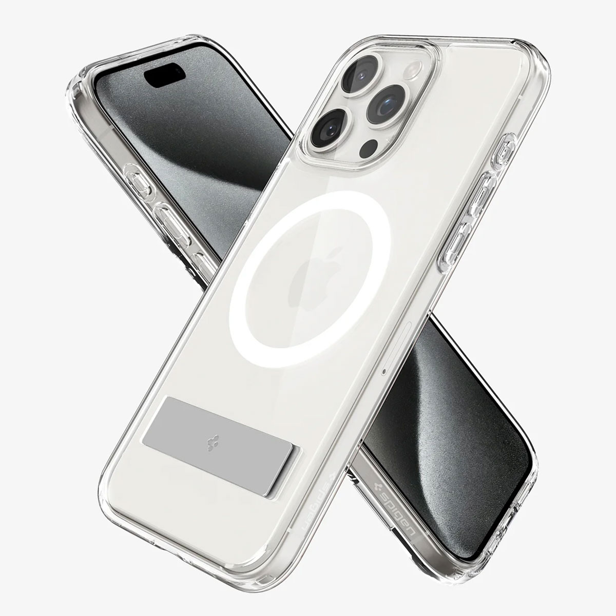 Spigen Ultra Hybrid S MagSafe Apple iPhone 15 Pro Max - Transparent - Afbeelding 3