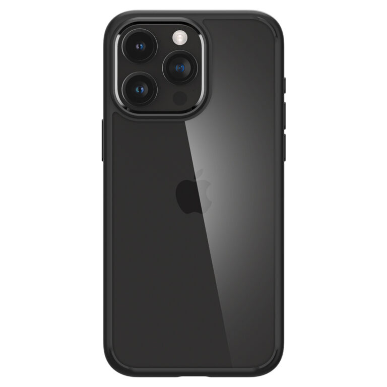Spigen Ultra Hybrid Backcover Apple iPhone 15 Pro - Matte Black - Afbeelding 5