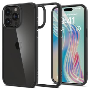 Spigen Ultra Hybrid Backcover Apple iPhone 15 Pro - Matte Black