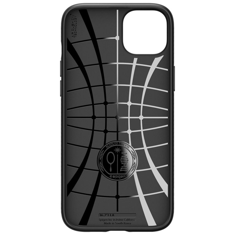 Spigen Liquid Air™ Backcover iPhone 15 - Matte Black - Afbeelding 6