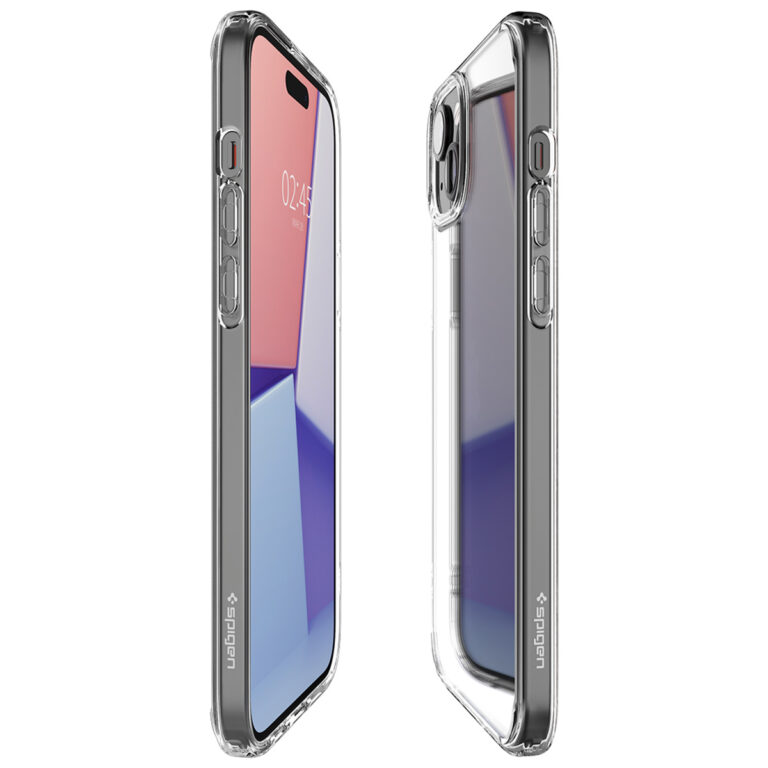 Spigen Ultra Hybrid Backcover Apple iPhone 15 - Crystal Clear - Afbeelding 7