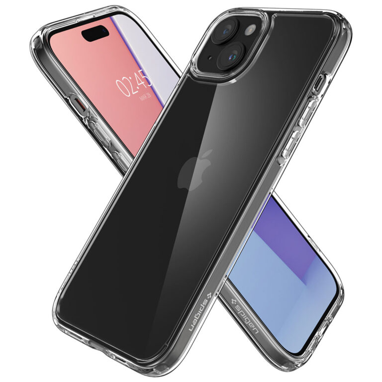Spigen Ultra Hybrid Backcover Apple iPhone 15 - Crystal Clear - Afbeelding 3