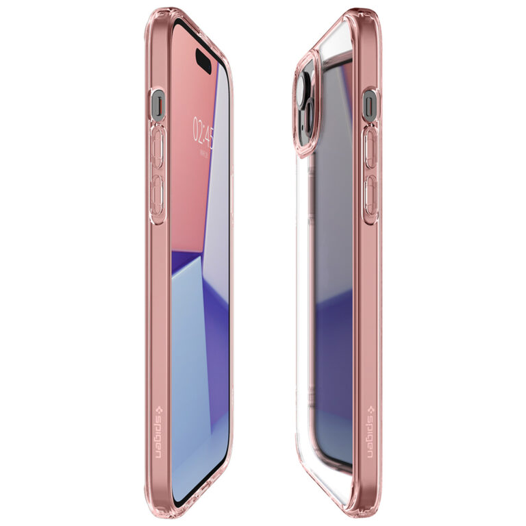 Spigen Ultra Hybrid Backcover Apple iPhone 15 - Rose Crystal - Afbeelding 4
