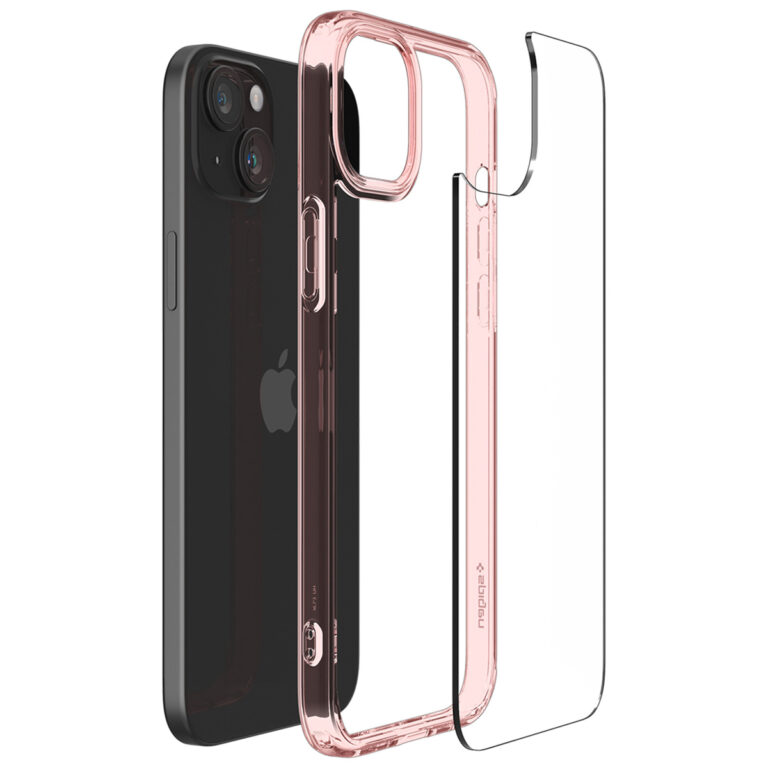 Spigen Ultra Hybrid Backcover Apple iPhone 15 - Rose Crystal - Afbeelding 5