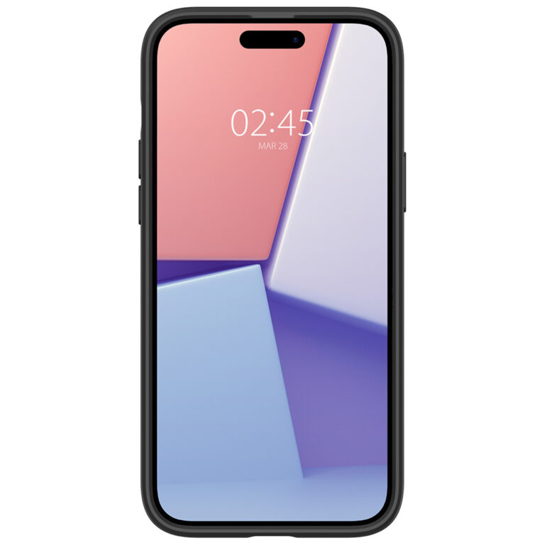 Spigen Ultra Hybrid Backcover Apple iPhone 15 - Matte Black - Afbeelding 7