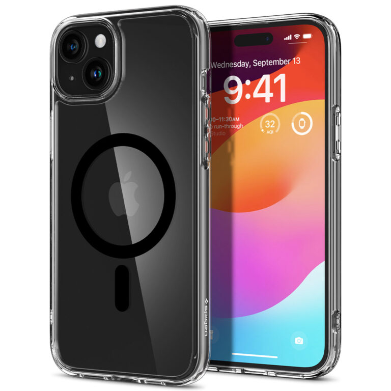 Spigen Ultra Hybrid Backcover MagSafe Apple iPhone 15 - Zwart