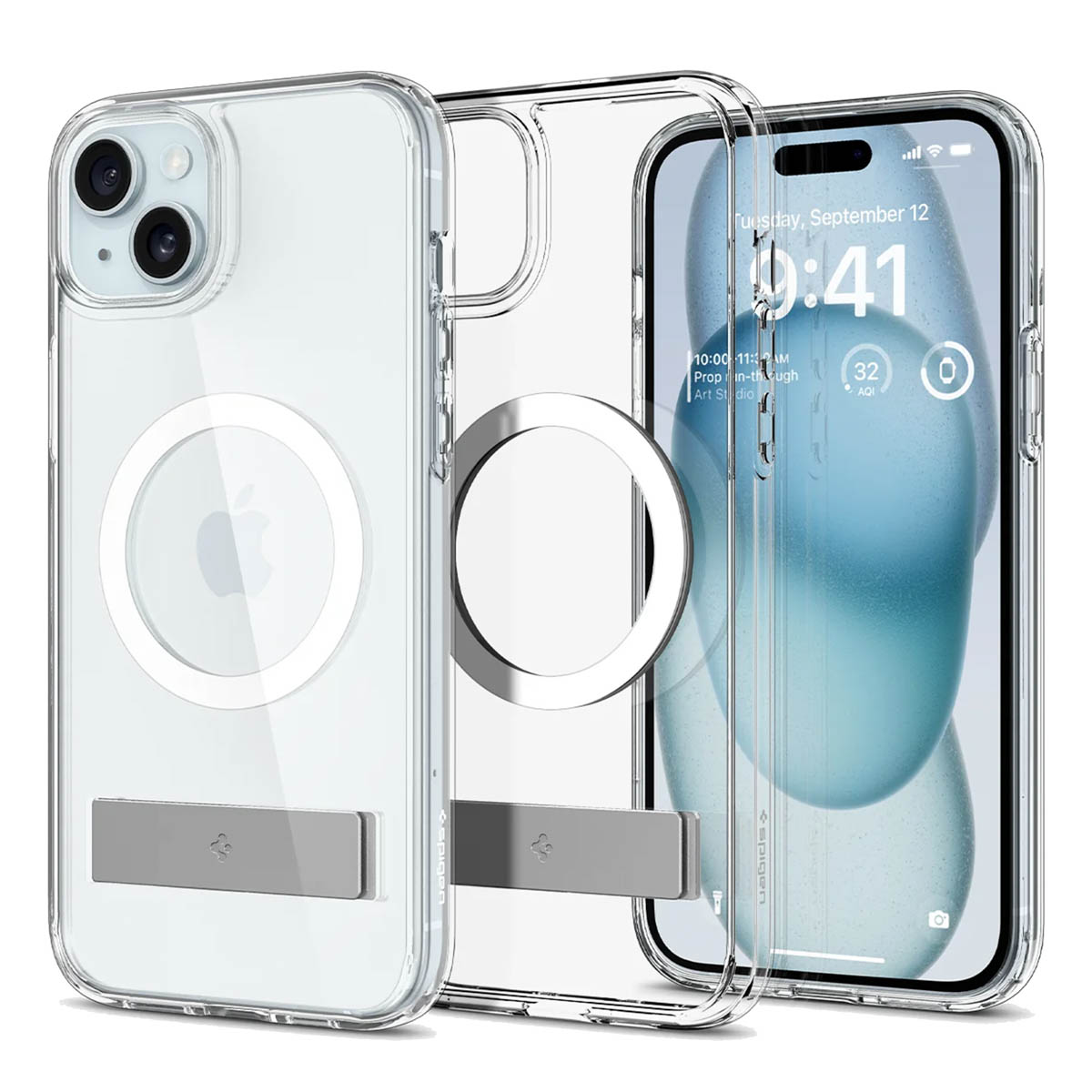 Spigen Ultra Hybrid S MagSafe Apple iPhone 15 – Transparant