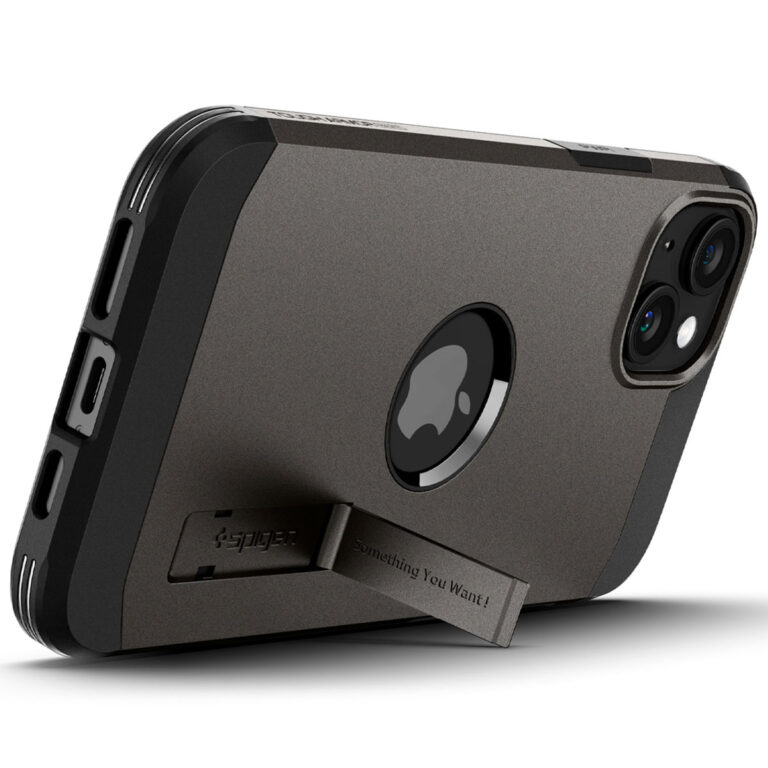 Spigen Tough Armor Backcover MagSafe Apple iPhone 15 - Gunmetal - Afbeelding 6
