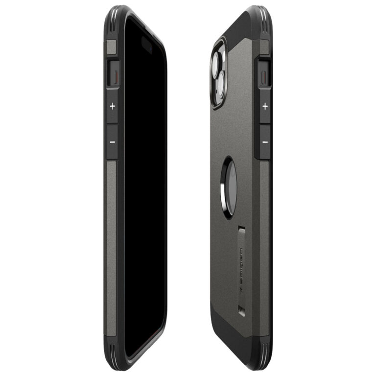 Spigen Tough Armor Backcover MagSafe Apple iPhone 15 - Gunmetal - Afbeelding 5