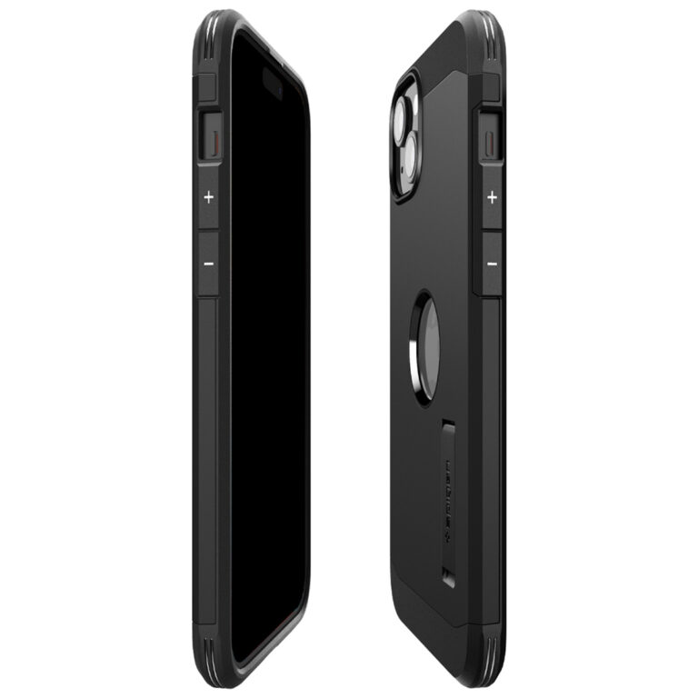 Spigen Tough Armor Backcover MagSafe Apple iPhone 15 - Zwart - Afbeelding 5