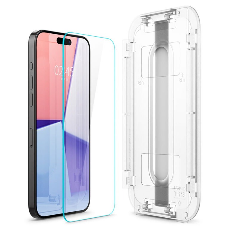 Spigen GLAStR EZ Fit Screenprotector + Applicator 2-pack Apple iPhone 15 Pro Max - Afbeelding 5