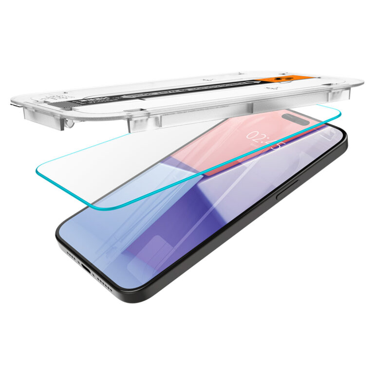 Spigen GLAStR EZ Fit Screenprotector + Applicator 2-pack Apple iPhone 15 Pro Max - Afbeelding 3