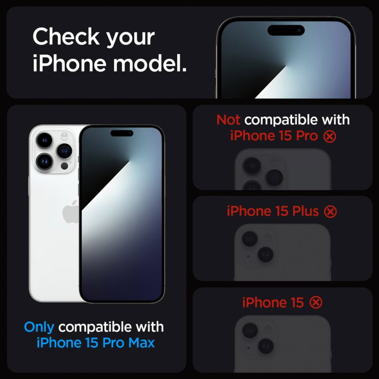 Spigen GLAStR Privacy EZ Fit Screenprotector + Applicator Apple iPhone 15 Pro Max - Afbeelding 10