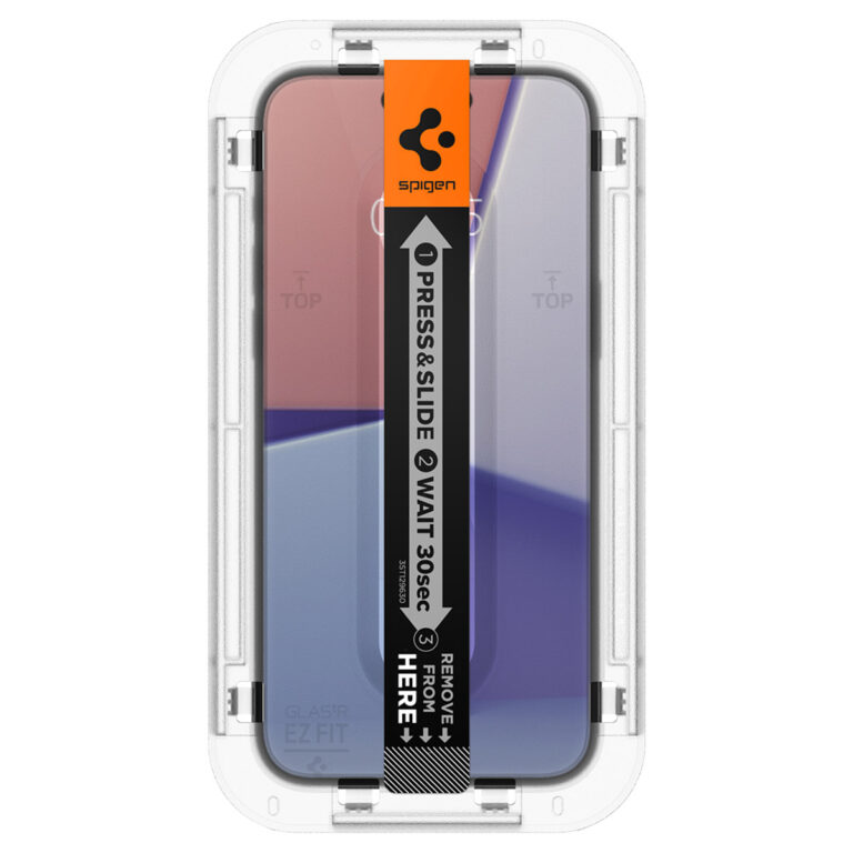 Spigen GLAStR EZ Fit Screenprotector + Applicator 2-pack Apple iPhone 16 Plus / 15 Plus - Afbeelding 3