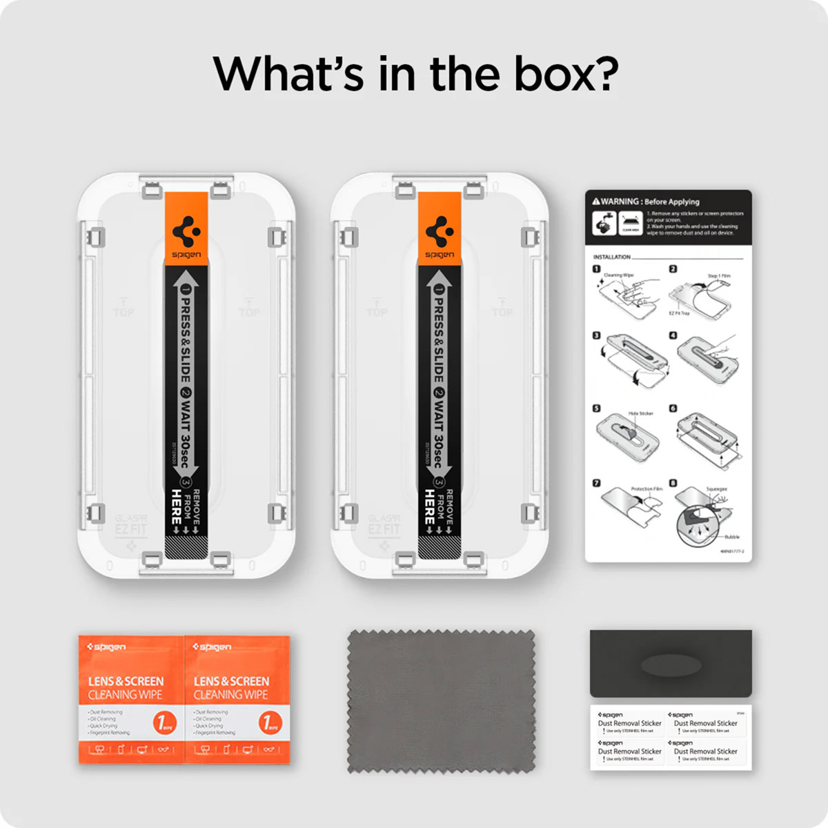 Spigen GLAStR Privacy EZ Fit Screenprotector + Applicator Apple iPhone 16 Plus / 15 Plus - Afbeelding 6