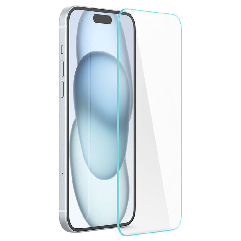 Spigen GLAStR Slim Screenprotector + Applicator Apple iPhone 16 Plus / 15 Plus - Afbeelding 4