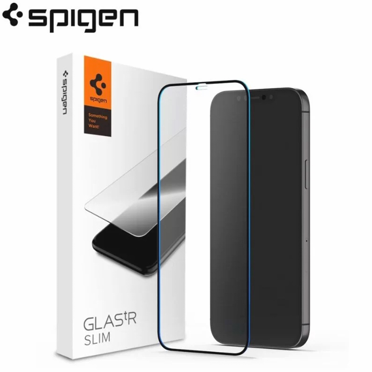 Spigen GLAStR Slim Screenprotector + Applicator Apple iPhone 16 Plus / 15 Plus