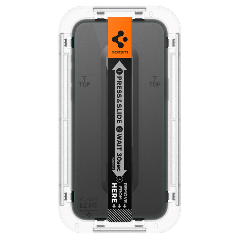 Spigen GLAStR EZ Fit Screenprotector 2 Pack + Applicator Apple iPhone 15 Pro - Afbeelding 4
