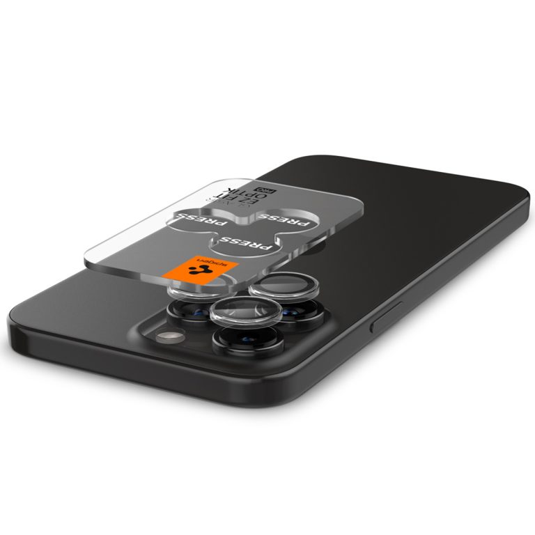 Spigen Glas.tR EZFit Optik Lens Protector 2 pack Apple iPhone 15 Pro / 15 Pro Max - Afbeelding 3
