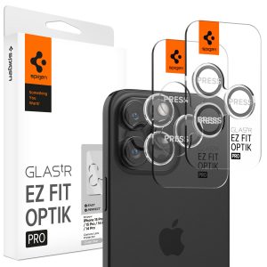 Spigen Glas.tR EZFit Optik Lens Protector 2 pack Apple iPhone 15 Pro / 15 Pro Max