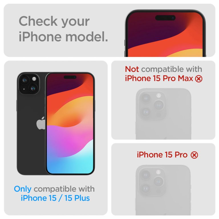 Spigen GLAStR EZ Fit Optik Camera Protector 2 Pack Apple iPhone 15 / 15 Plus - Crystal Clear - Afbeelding 8