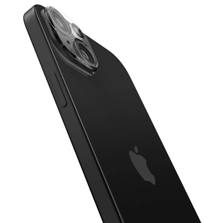 Spigen GLAStR EZ Fit Optik Camera Protector 2 Pack Apple iPhone 15 / 15 Plus - Crystal Clear - Afbeelding 5