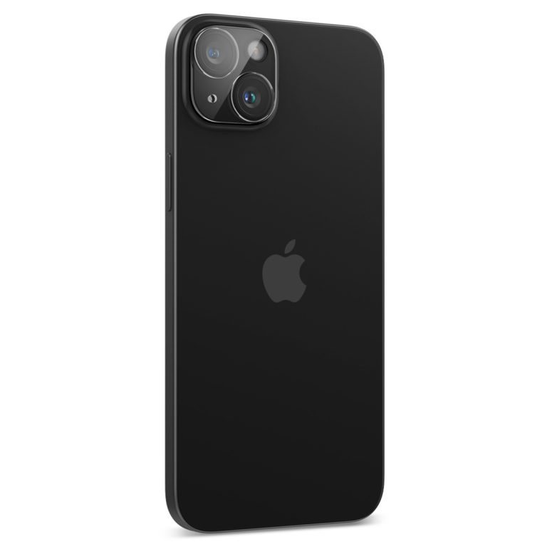 Spigen GLAStR EZ Fit Optik Camera Protector 2 Pack Apple iPhone 15 / 15 Plus - Crystal Clear - Afbeelding 4