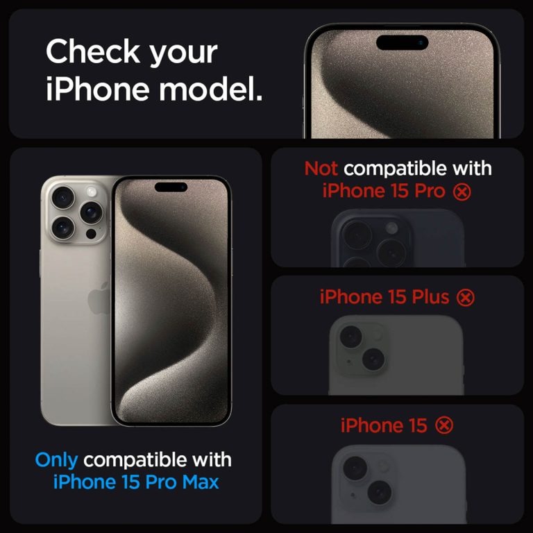 Spigen EZ Fit GLAS.tR met installatietray - Privacy Glass - 1 pack Apple iPhone 15 Pro Max - Afbeelding 6