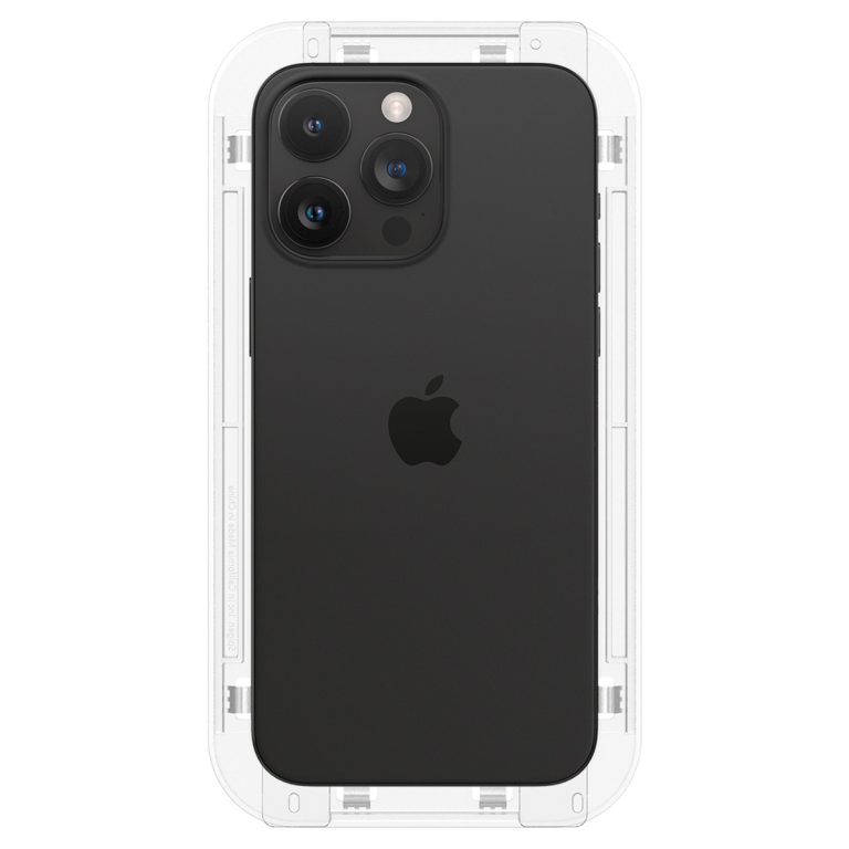 Spigen EZ Fit GLAS.tR met installatietray - Privacy Glass - 1 pack Apple iPhone 15 Pro Max - Afbeelding 5
