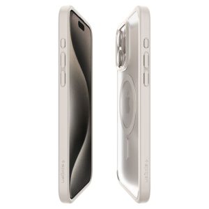 Spigen Ultra Hybrid Backcover MagSafe iPhone 15 Pro - Frost Natural Titanium