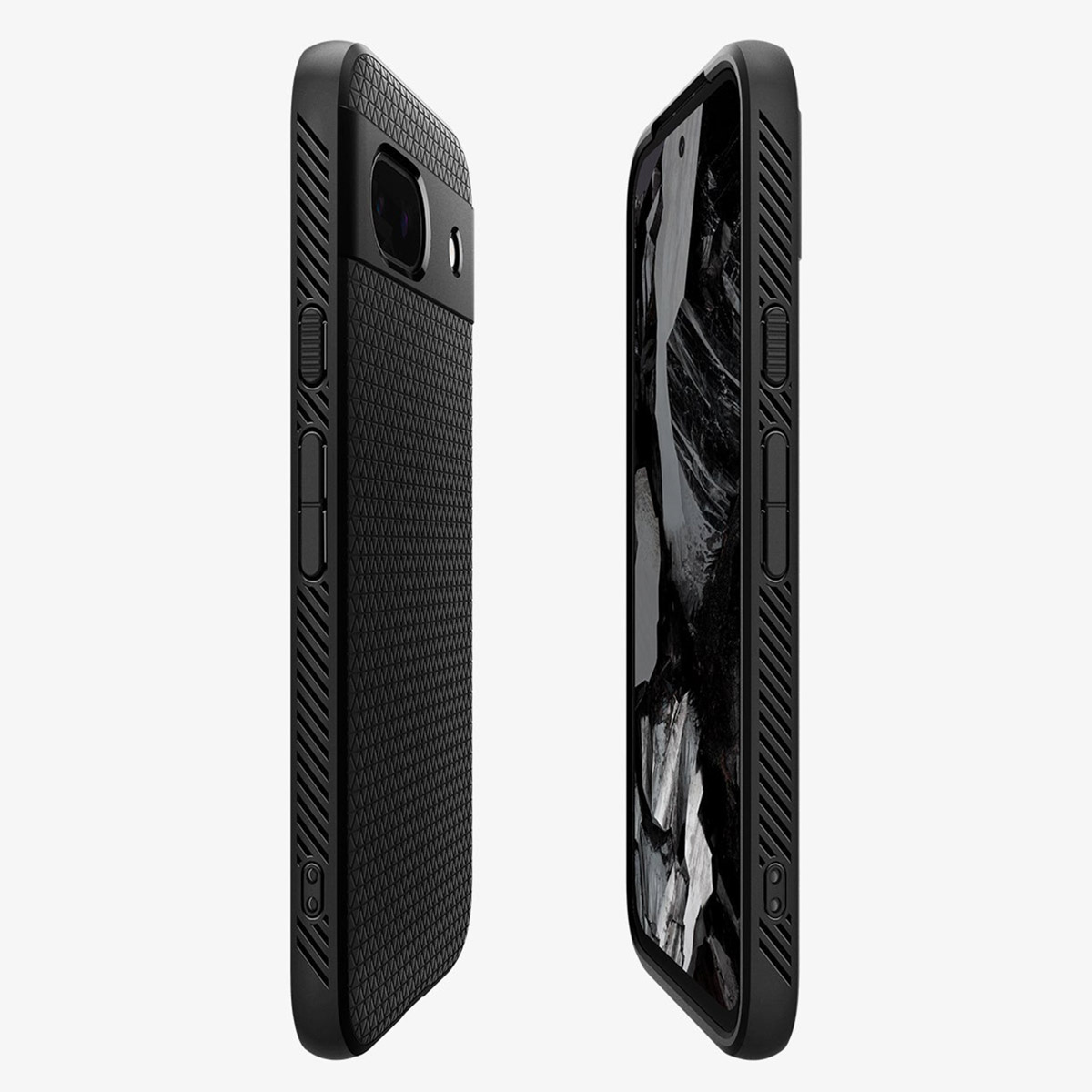 Spigen Liquid Air™ Backcover Google Pixel 8a - Zwart - Afbeelding 7