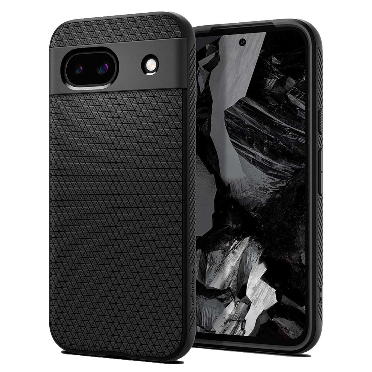 Spigen Liquid Air Backcover Google Pixel 8a – Matte Black