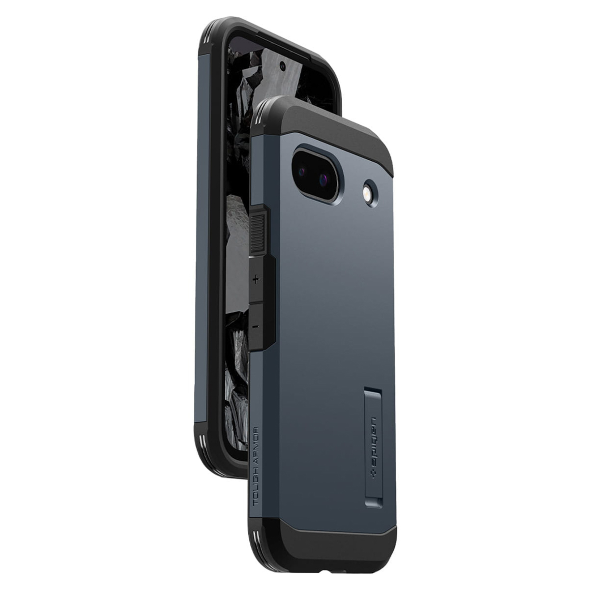 Spigen Tough Armor Backcover Google Pixel 8a - Metal Slate - Afbeelding 4