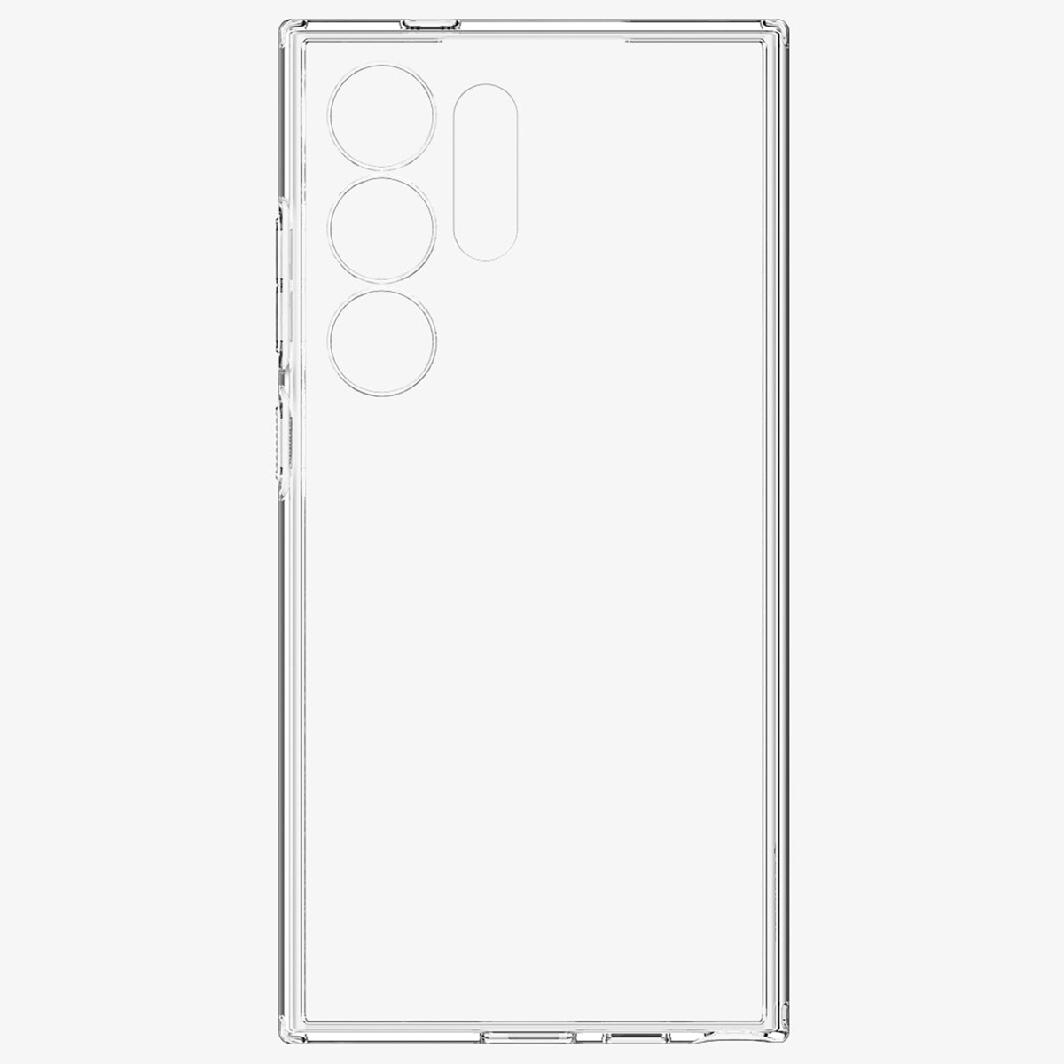 Spigen Liquid Crystal Backcover Samsung Galaxy S24 Ultra - Crystal Clear - Afbeelding 5