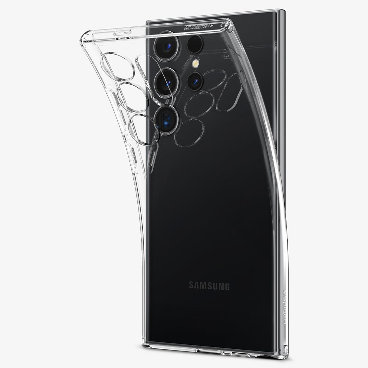 Spigen Liquid Crystal Backcover Samsung Galaxy S24 Ultra - Crystal Clear - Afbeelding 4