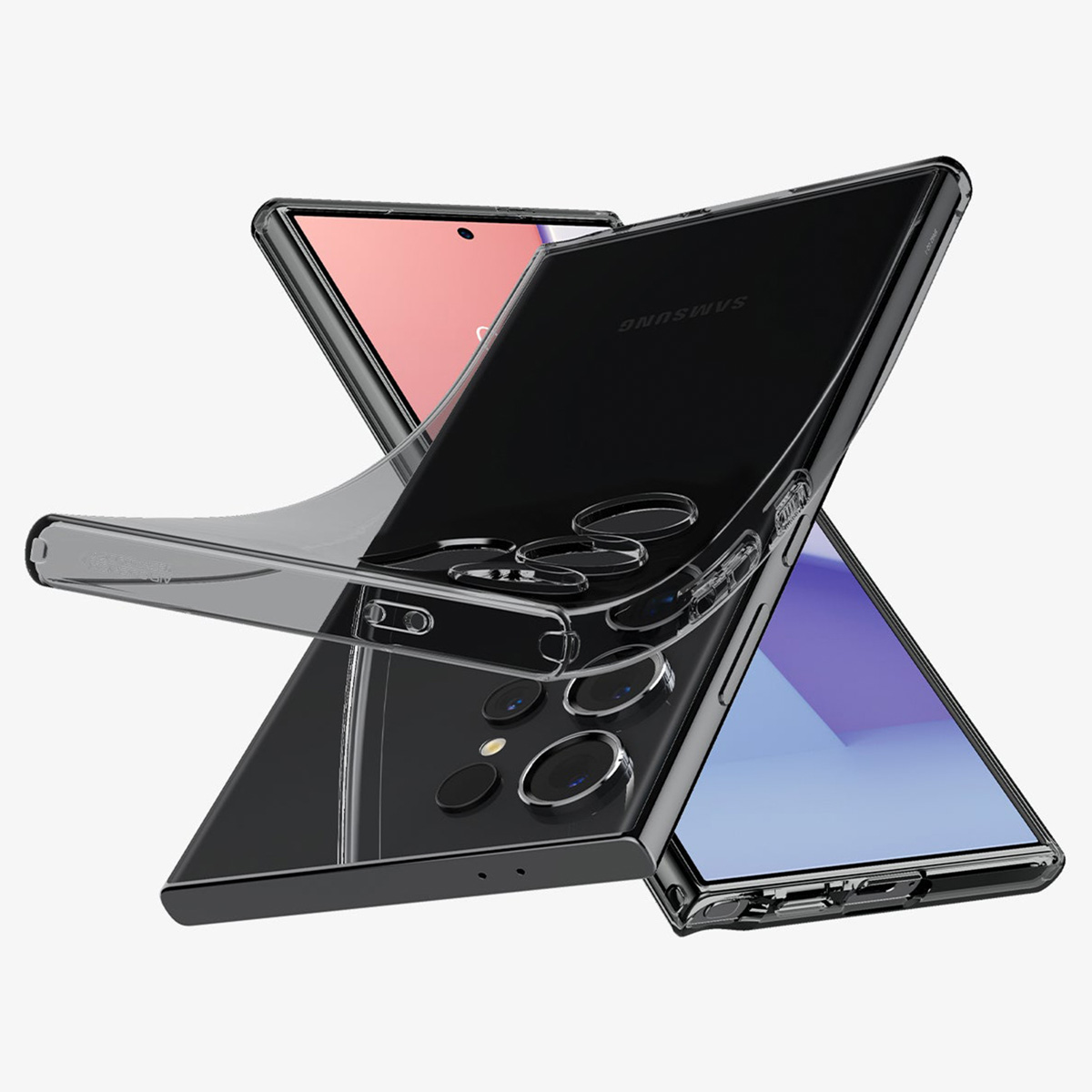 Spigen Liquid Crystal Backcover Samsung Galaxy S24 Ultra - Space Crystal - Afbeelding 10