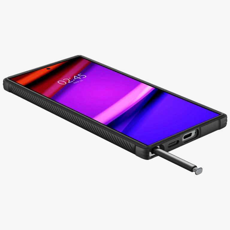 Spigen Rugged Armor Backcover Samsung Galaxy S24 Ultra - Matte Black - Afbeelding 7