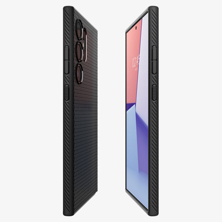 Spigen Liquid Air™ Backcover Samsung Galaxy S24 Ultra - Matte Black - Afbeelding 4