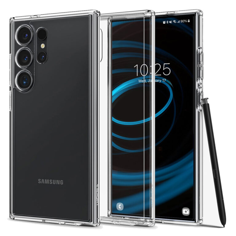 Spigen Ultra Hybrid Backcover Samsung Galaxy S24 Ultra - Crystal Clear - Afbeelding 7