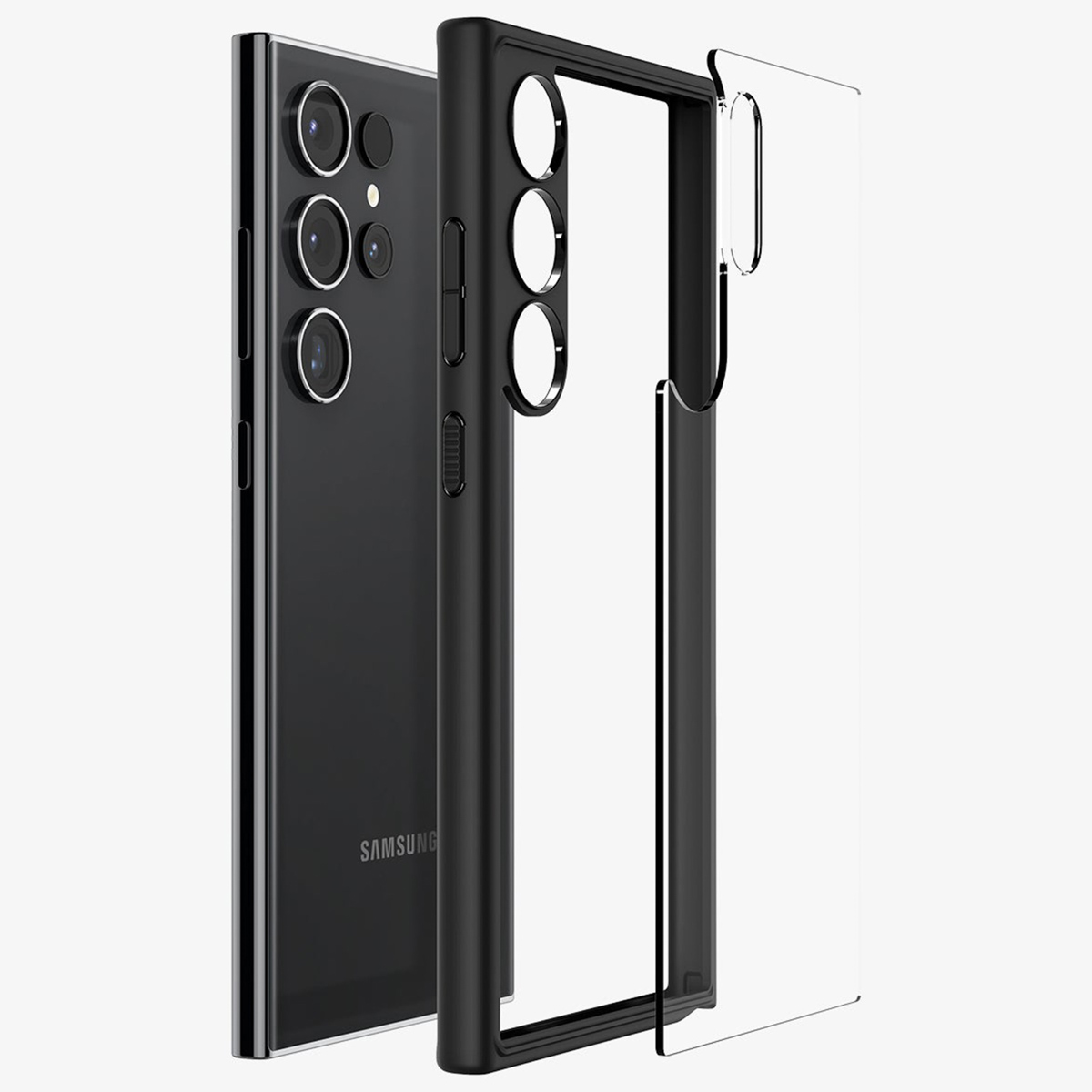 Spigen Ultra Hybrid Backcover Samsung Galaxy S24 Ultra - Matte Black - Afbeelding 7