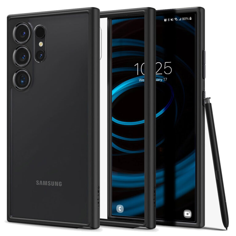 Spigen Ultra Hybrid Backcover Samsung Galaxy S24 Ultra - Matte Black - Afbeelding 4
