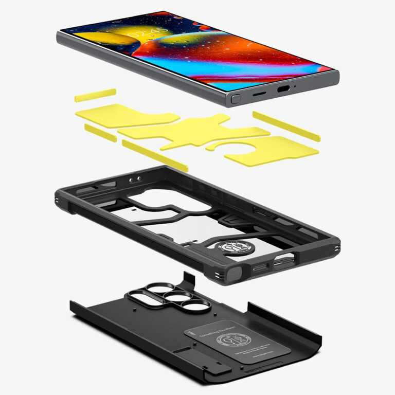Spigen Tough Armor Backcover Samsung Galaxy S24 Ultra - Black - Afbeelding 9