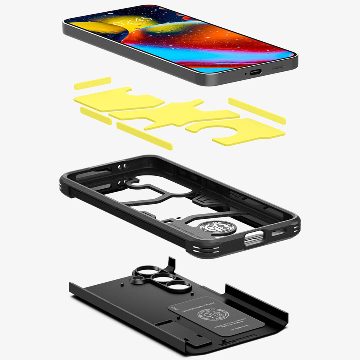 Spigen Tough Armor Backcover Samsung Galaxy S24 Plus - Black - Afbeelding 8